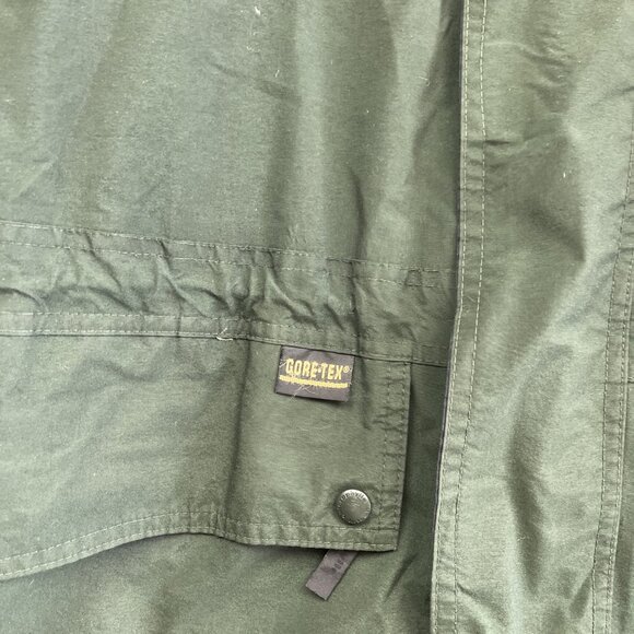 VTG Chlorophylle Gore-Tex GTX Shell Jacket Retro Forest Green Men S Read* - Picture 6 of 16